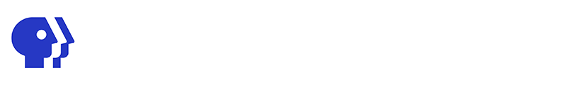 PBS logo featuring a stylized blue profile of a face and the letters PBS to the right, on a white background.